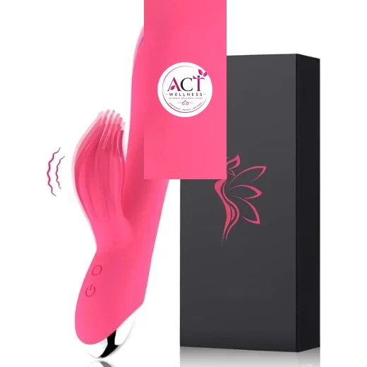 Clitoris G-spot Stimulation with 10 Modes Vibrations Dual Motor Stimulator - Product Gallery View 6 | act wellness