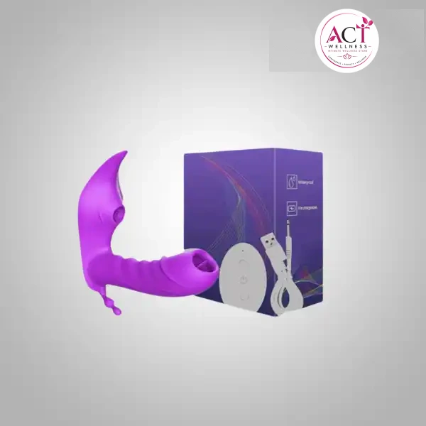 Clitoris Sucker Nipple Clitoris Massage Tongue Licking Vibrator Sex Toy - Buy Online in India | act wellness - view 1
