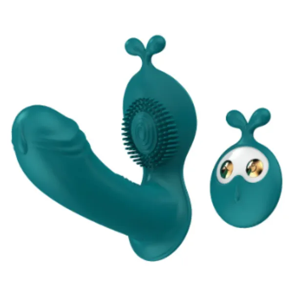 10 Speeds G Spot Massager Clitoris Vibrator Stimulator Wearable Rabbit Dildo Panty - Product Gallery View 3 | act wellness