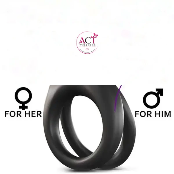 Double Cock Ring Ball Strap Penis Ring Enlarger - Product Gallery View 4 | act wellness