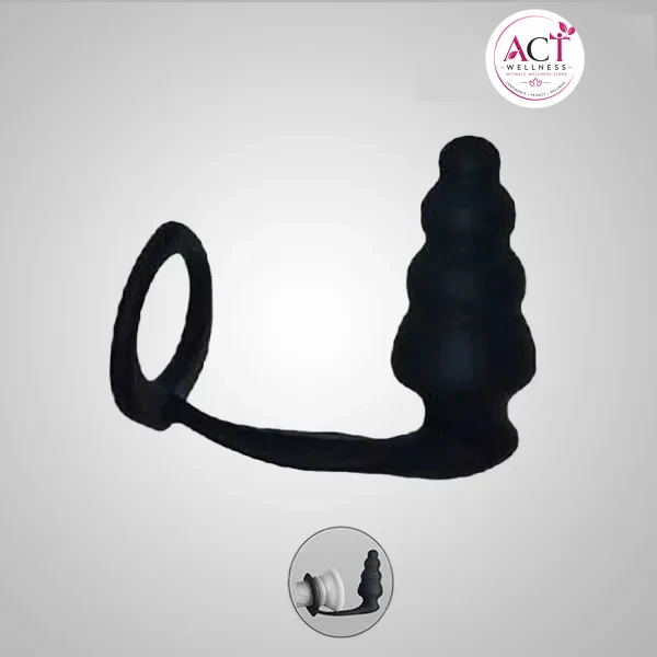 Combo Master Cock Ring and Anal Plug - Buy Online in India | act wellness - view 1