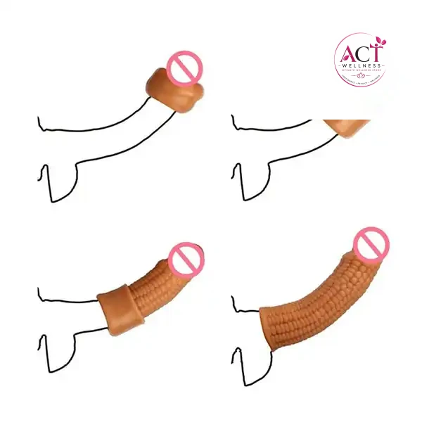 Corn Shape Men Penis Sleeve Toy - Product Gallery View 6 | act wellness
