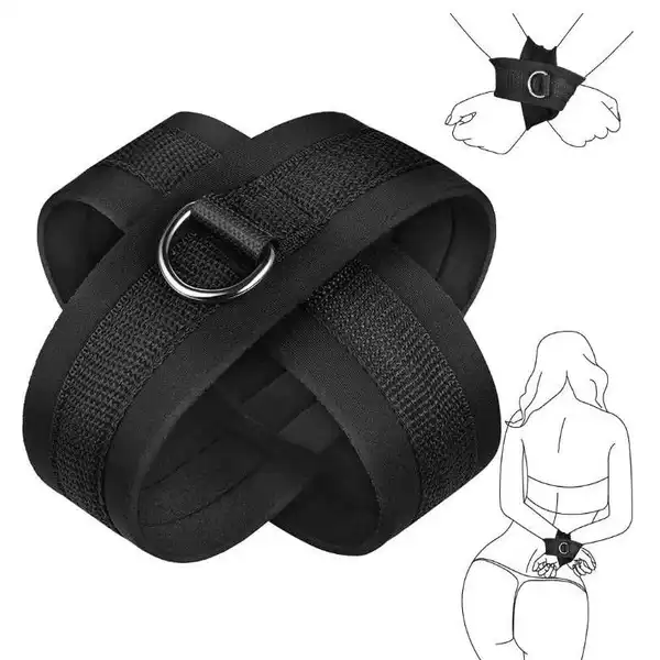 Cross Handcuffs BDSM Adjustable Restraints - Product Gallery View 6 | act wellness