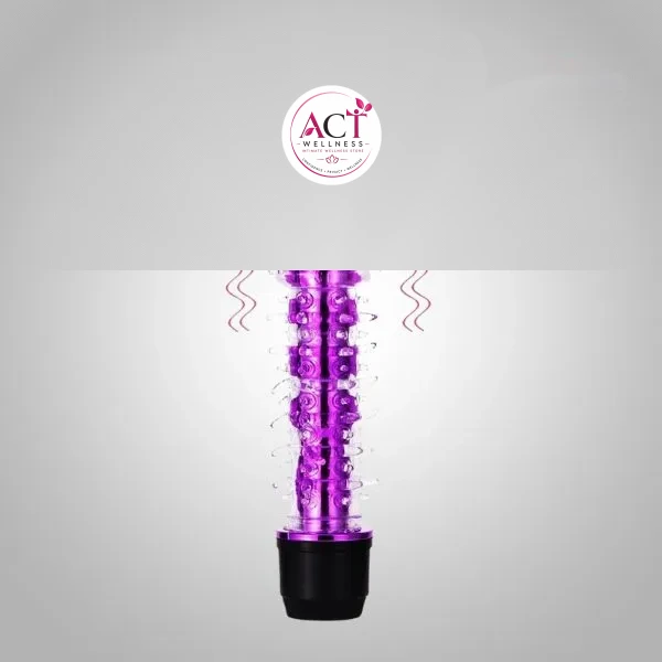 Crystal G-Spot Single Massager With Barbed For Female - Buy Online in India | act wellness - view 1