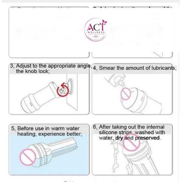 Cup Male Vibrator Masturbator - Product Gallery View 4 | act wellness