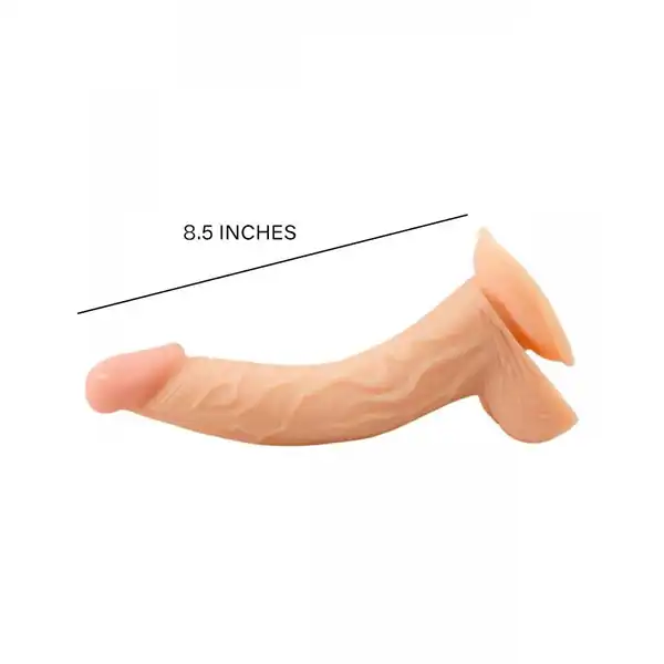 Curved Passion 8.5 Inch Realistic Dildo - Product Gallery View 4 | act wellness