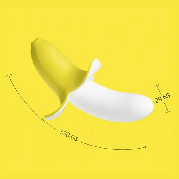 Cute Little Banana G Spot Vibrator - Product Gallery View 3 | act wellness
