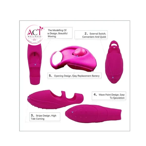 Dancer Finger Vibrator - Product Gallery View 3 | act wellness