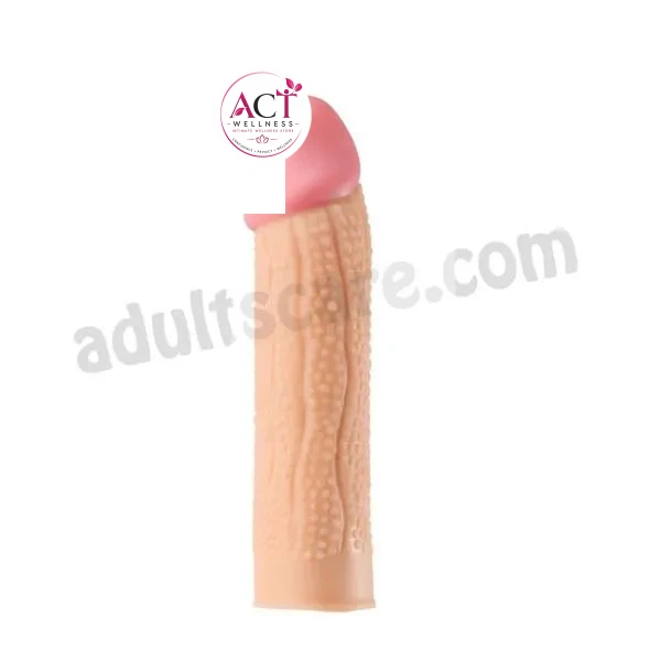 Delay Ejaculation Realistic Penis Extender Sleeves - Product Gallery View 3 | act wellness