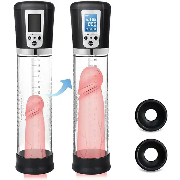 Digital rechargeable Vacuum Electric Penis Enlargement Pump - Product Gallery View 2 | act wellness