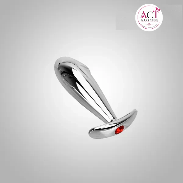 Dildo Shape Metal Butt Plug - Buy Online in India | act wellness - view 1