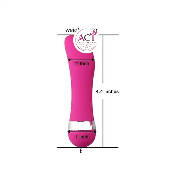 Dolphin Shape Mini Pink Vibrator Massager - Product Gallery View 2 | act wellness