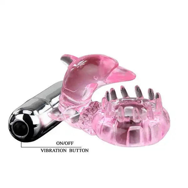 Dolphin Vibrator Penis Ring Cock Delay G-spot Stimulator Couple Ring - Product Gallery View 3 | act wellness