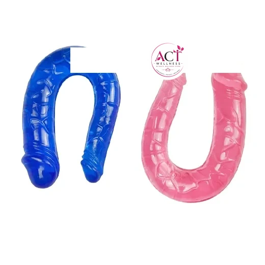 Double Dong G-Spot Penetration Dildo - Product Gallery View 3 | act wellness