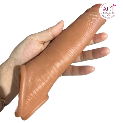 Double Hole Jumbo Penis Sleeve - Product Gallery View 2 | act wellness