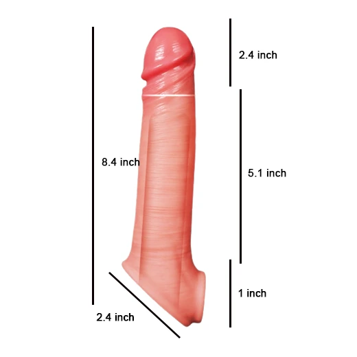 Double Hole Jumbo Penis Sleeve - Product Gallery View 3 | act wellness
