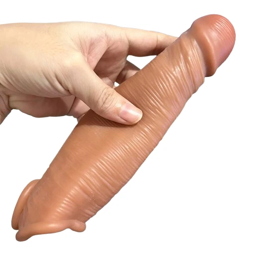 Double Hole Jumbo Penis Sleeve - Product Gallery View 4 | act wellness