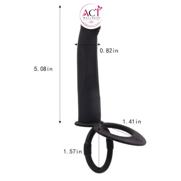 Double Penetration Penis Strap on Anal Dildo - Product Gallery View 2 | act wellness