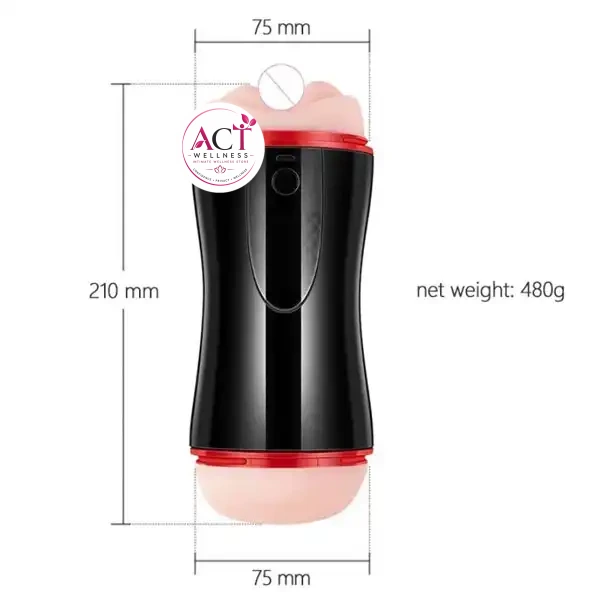 Double Vagina Male Masturbator Real Pussy for Men - Product Gallery View 2 | act wellness