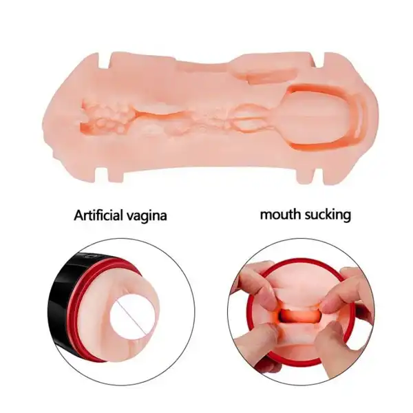 Double Vagina Male Masturbator Real Pussy for Men - Product Gallery View 3 | act wellness