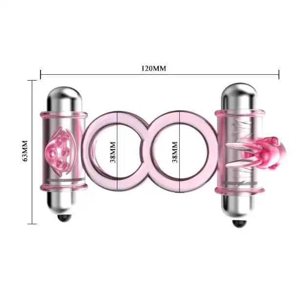 Double Vibrating Cock Ring - Product Gallery View 4 | act wellness