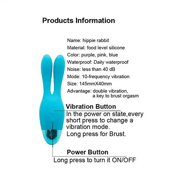 DREAM BUNNY VIBRATOR - Product Gallery View 5 | act wellness