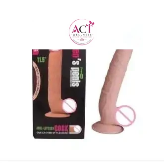 Dual Layered 10 Inch Strong Suction Dildo - Product Gallery View 2 | act wellness