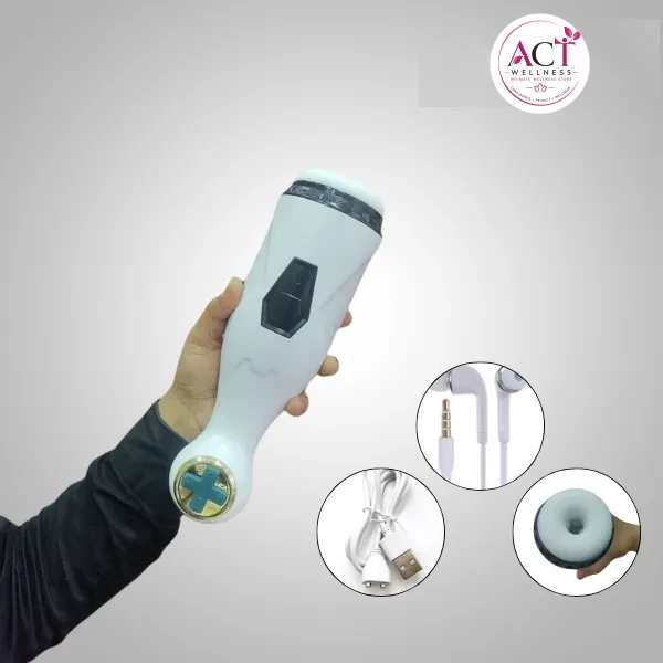 Electric Male Masturbator for Penis trainer with sound function - Buy Online in India | act wellness - view 1