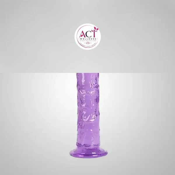 Erotic Soft Jelly Anal Dildo Realistic Penis With Strong Suction Cup - Buy Online in India | act wellness - view 1