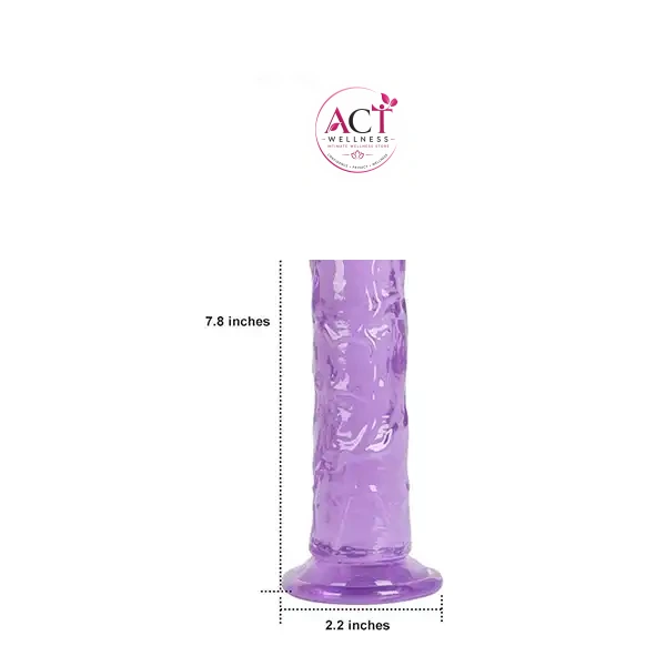 Erotic Soft Jelly Anal Dildo Realistic Penis With Strong Suction Cup - Product Gallery View 3 | act wellness