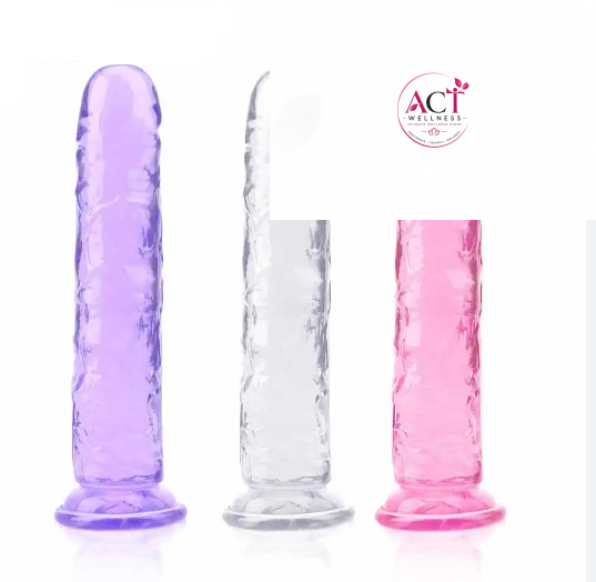 Erotic Soft Jelly Anal Dildo Realistic Penis With Strong Suction Cup - Product Gallery View 4 | act wellness