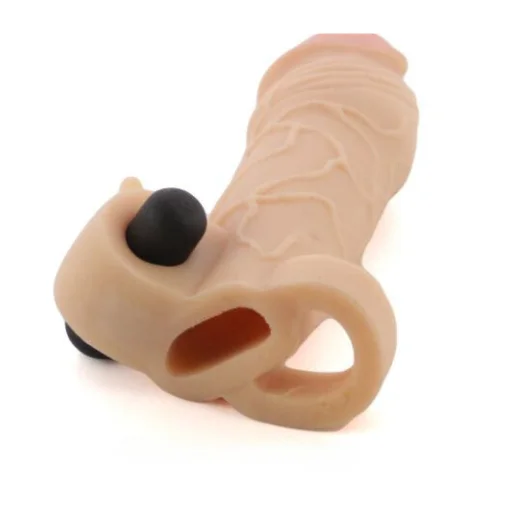 Fanta Flesh Vibrating Penis Extension - Product Gallery View 2 | act wellness