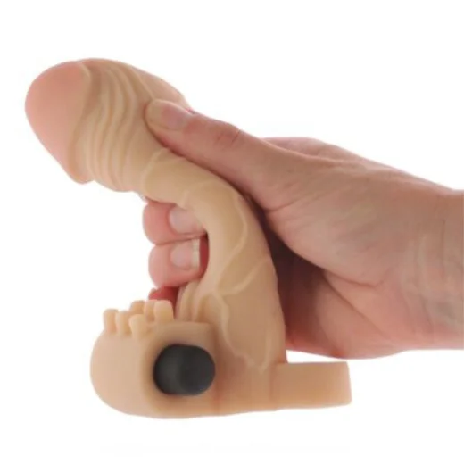Fanta Flesh Vibrating Penis Extension - Product Gallery View 3 | act wellness