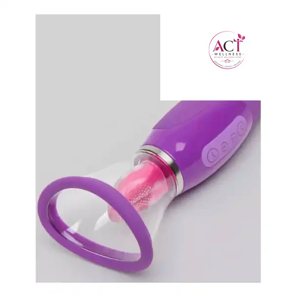 Fantasy For Her Vibrating Pussy Pump And Tongue Vibrator - Product Gallery View 3 | act wellness