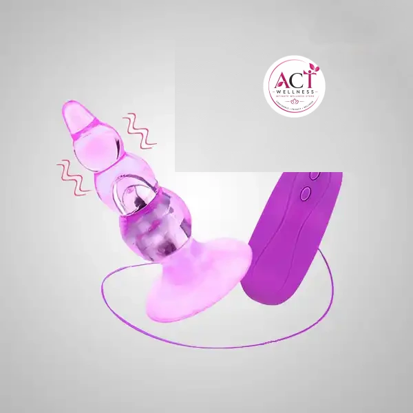 Female Masturbation Vibrating Anal Bead Plug Sex Toys - Buy Online in India | act wellness - view 1
