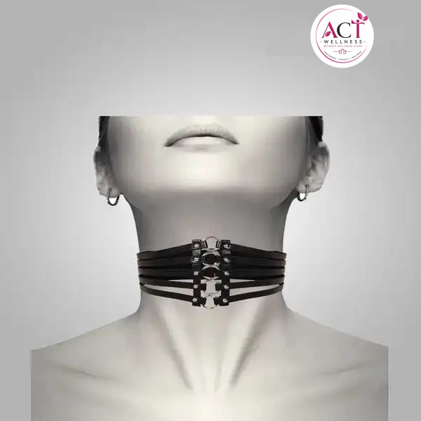 Fetish Necklac 4 Ring Out Wide Belt - Buy Online in India | act wellness - view 1