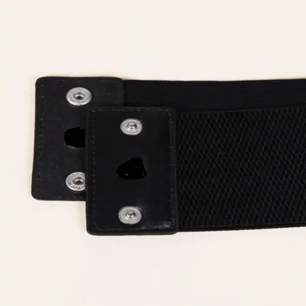 Fetish Necklac 4 Ring Out Wide Belt - Product Gallery View 2 | act wellness