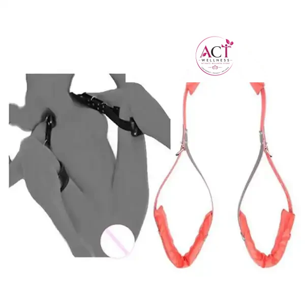 Fetish Thigh Slings Open Legs Restraint Bondage Belt - Product Gallery View 2 | act wellness