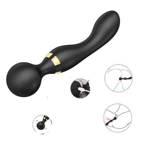 G-Spot Clitoral Multi Vibrating Wand Massager - Product Gallery View 2 | act wellness