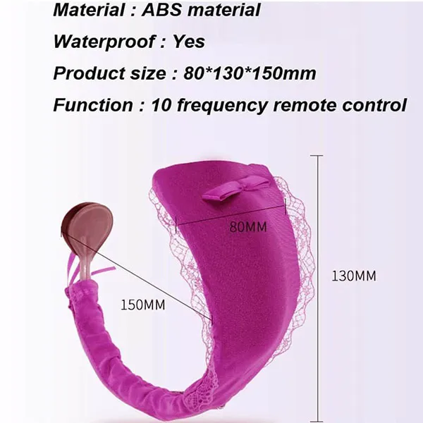 G Spotter Wireless Remote Control Underwear Panty Vibrator - Product Gallery View 3 | act wellness