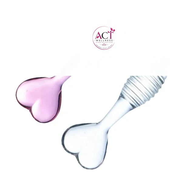 Glass Butt Plug - Product Gallery View 2 | act wellness