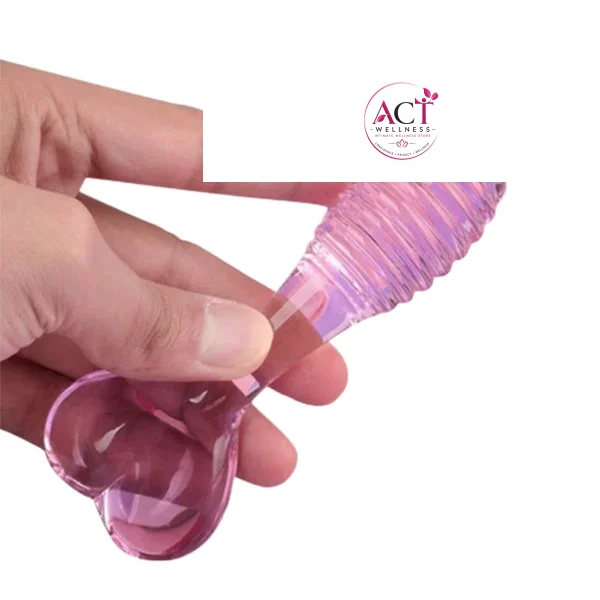 Glass Butt Plug - Product Gallery View 3 | act wellness