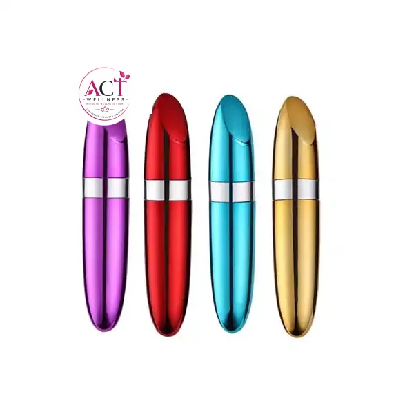 Golden G-spot Mini Bullet Lipstick Vibrator - Product Gallery View 2 | act wellness