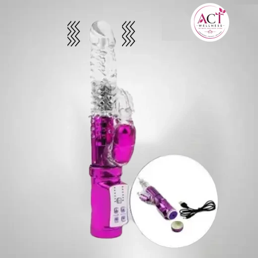 Golden Jack Rabbit Vibrator - Buy Online in India | act wellness - view 1