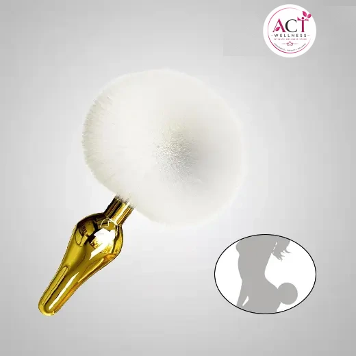 Golden Smooth, Anal Tail Plug for Men and Women - Buy Online in India | act wellness - view 1