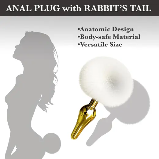 Golden Smooth, Anal Tail Plug for Men and Women - Product Gallery View 2 | act wellness