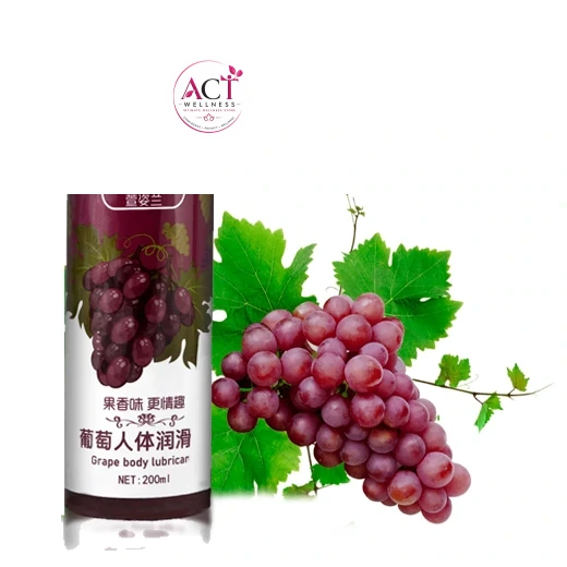 Grape Body Lubricant 200ml - Product Gallery View 2 | act wellness