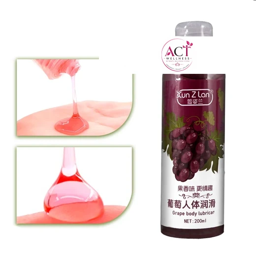 Grape Body Lubricant 200ml - Product Gallery View 3 | act wellness