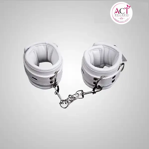 White Handcuffs Women Bondage - Buy Online in India | act wellness - view 1