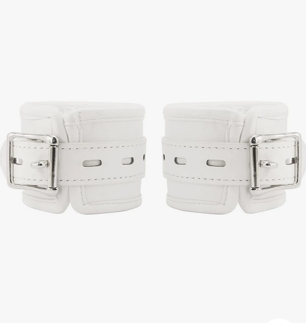 White Handcuffs Women Bondage - Product Gallery View 3 | act wellness